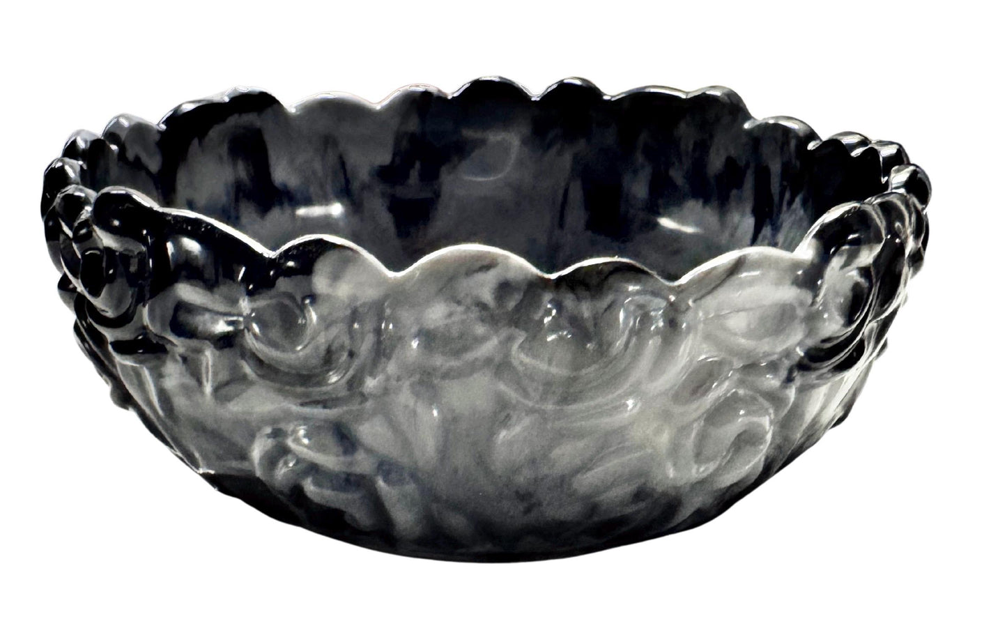 Epoxy Resin Bowl - Rose Pattern