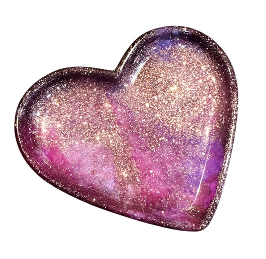 Epoxy Resin Dish - Heart Shape