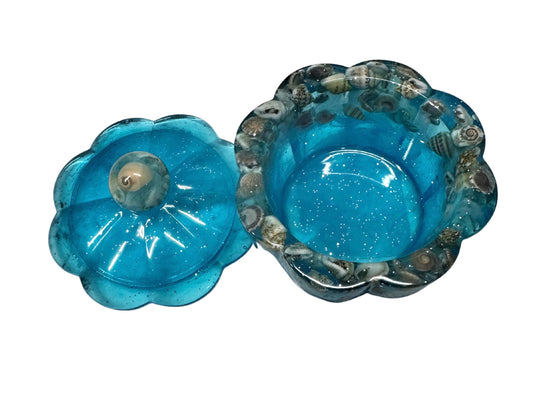 Epoxy Resin Container - Flower Shape