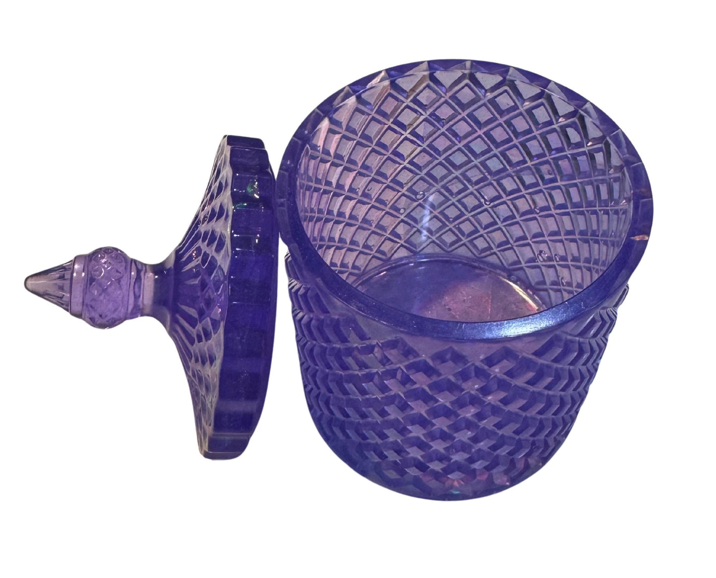 Epoxy Resin Container - Diamond Pattern