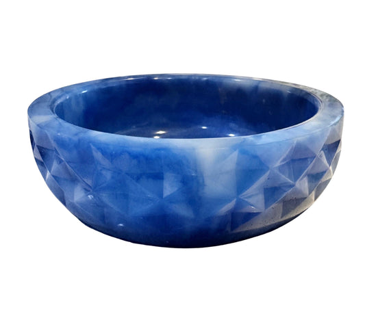 Epoxy Resin Bowl - Diamond Pattern