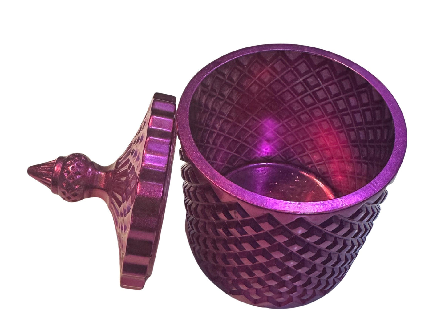 Epoxy Resin Container - Diamond Pattern