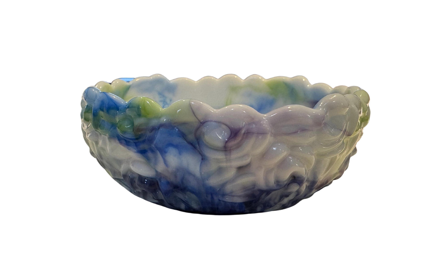 Epoxy Resin Bowl - Rose Pattern