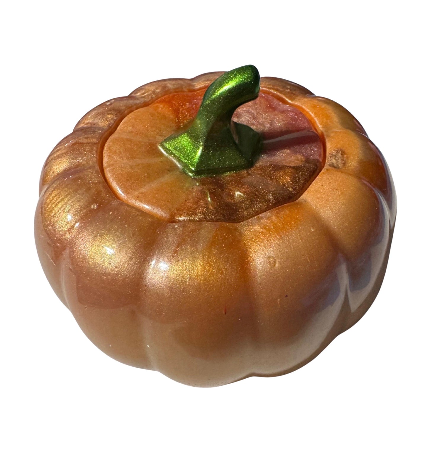 Epoxy Resin Container- Pumpkin Shape