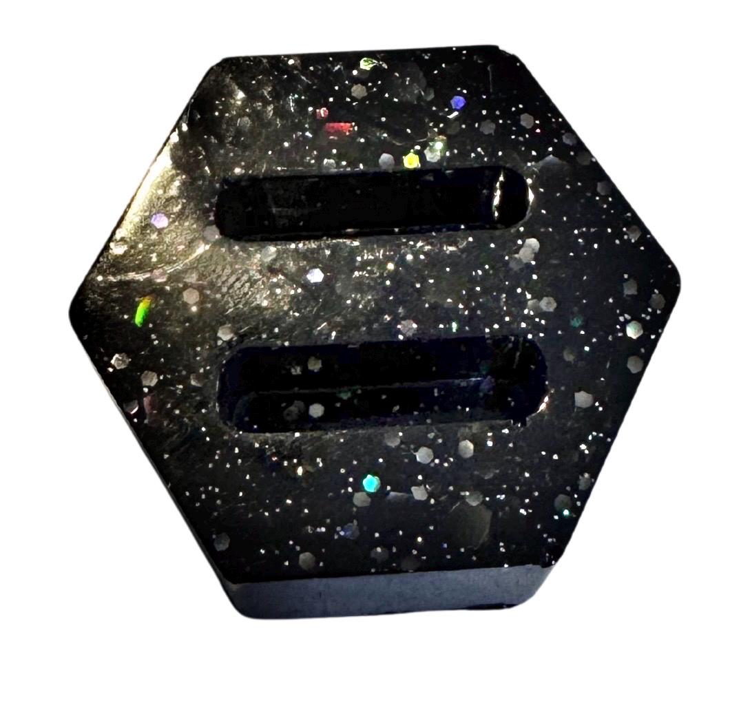 Epoxy Resin Ring Display Holder - Heart, Round, Square, Hex