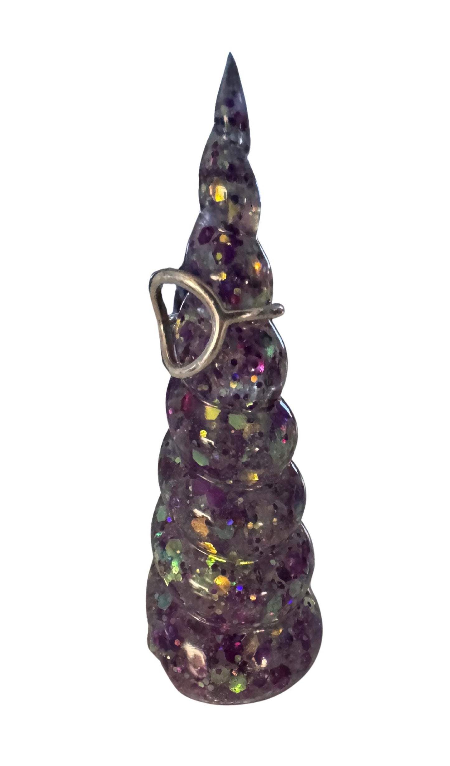 Epoxy Resin Ring Holder - Unicorn Horn