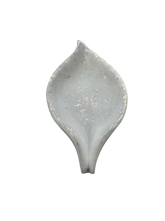 Epoxy Resin Soap Holder - Self Draining - Petal Shape