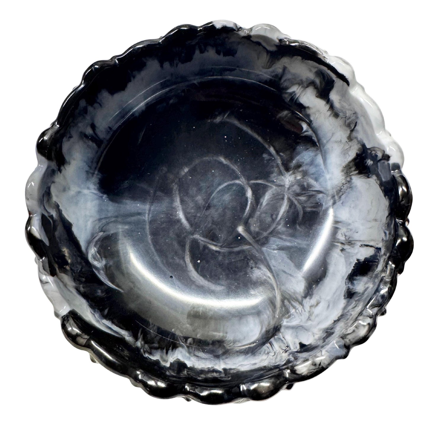 Epoxy Resin Bowl - Rose Pattern