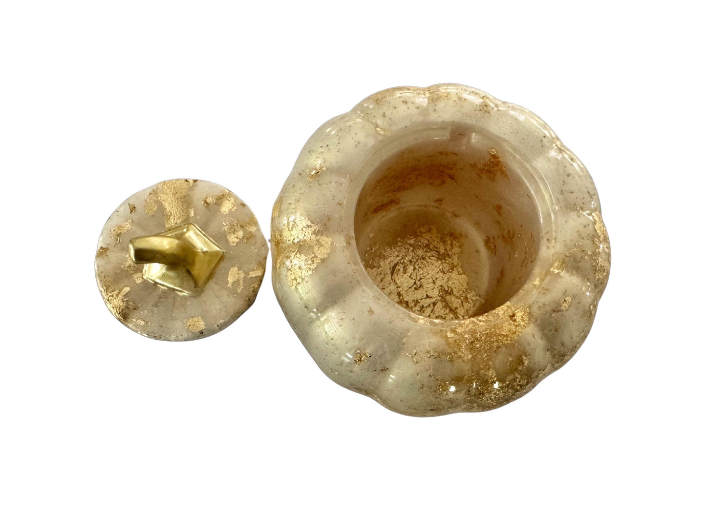 Epoxy Resin Container- Pumpkin Shape