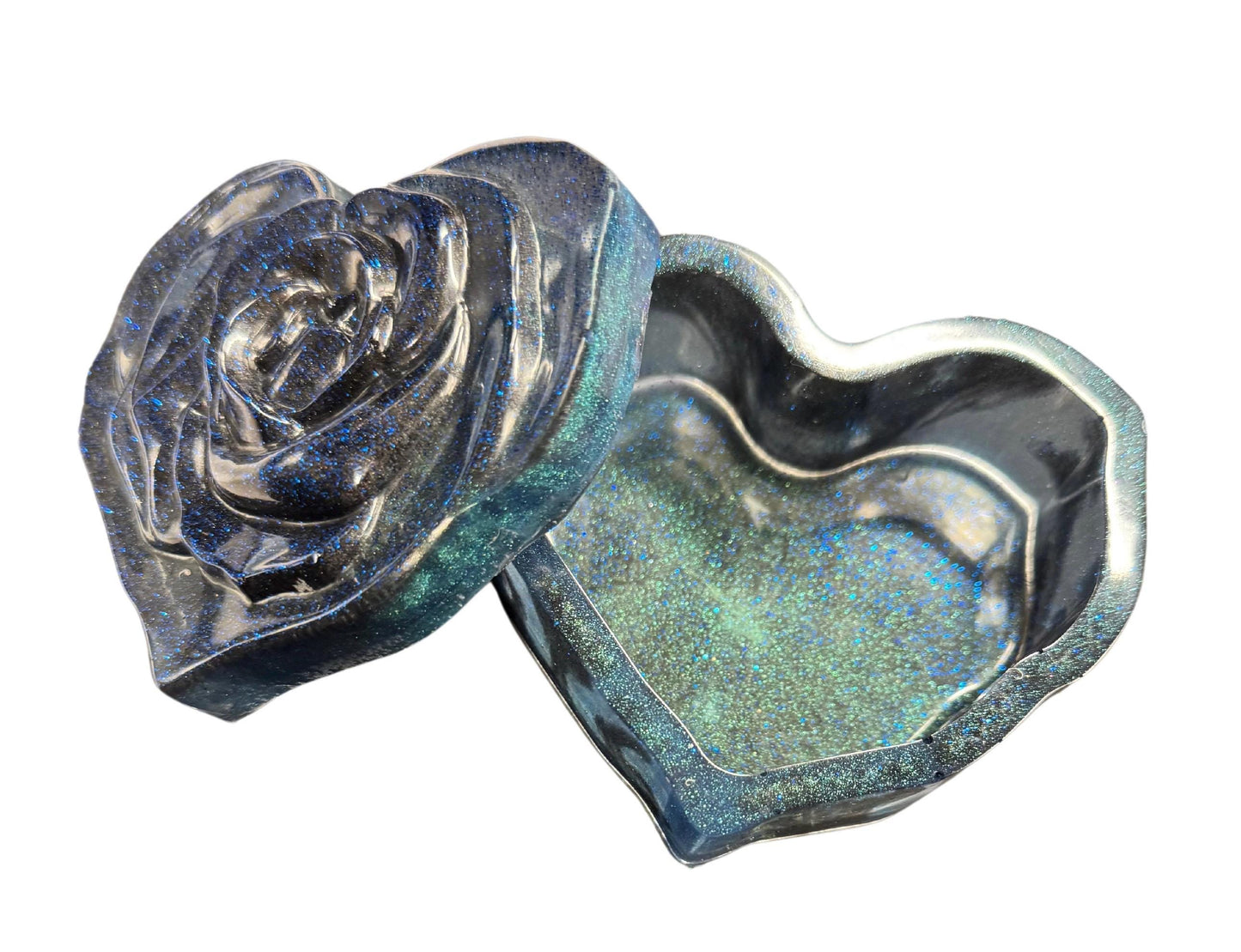 Epoxy Resin Container - Heart Shape