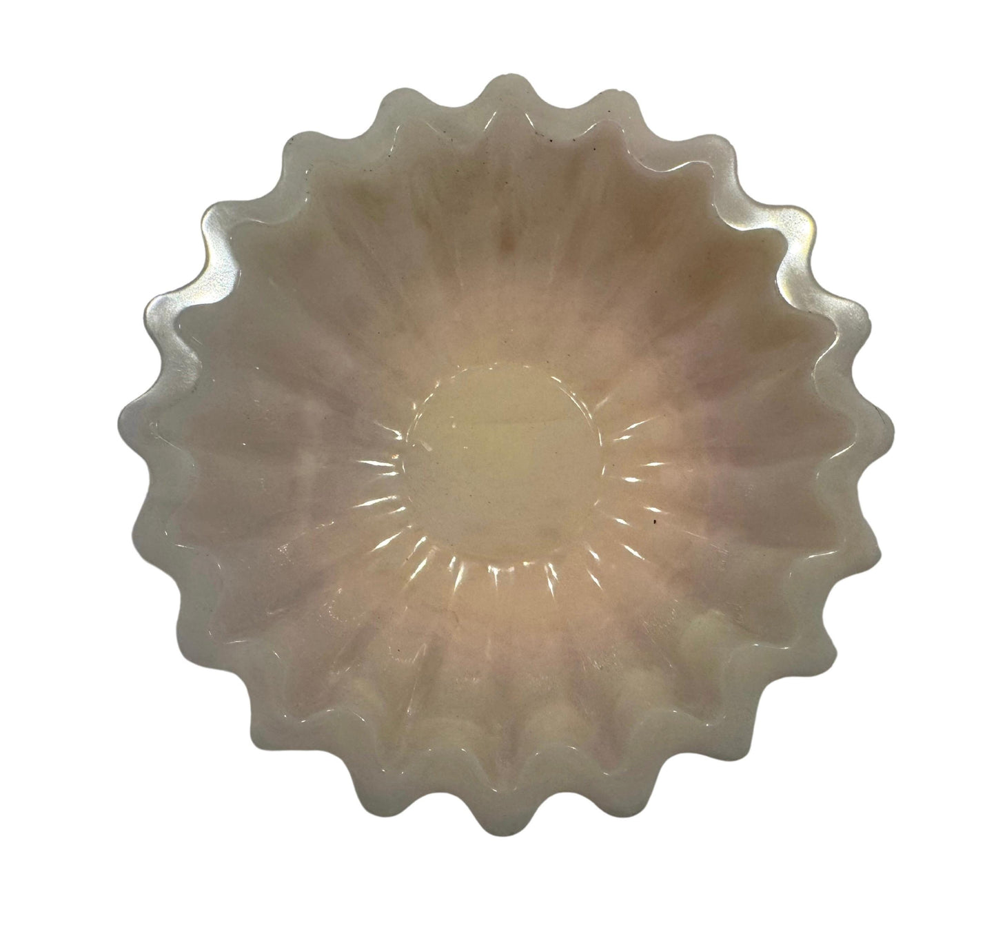 Epoxy Resin Trinket Bowl - Fluted Edge (S)