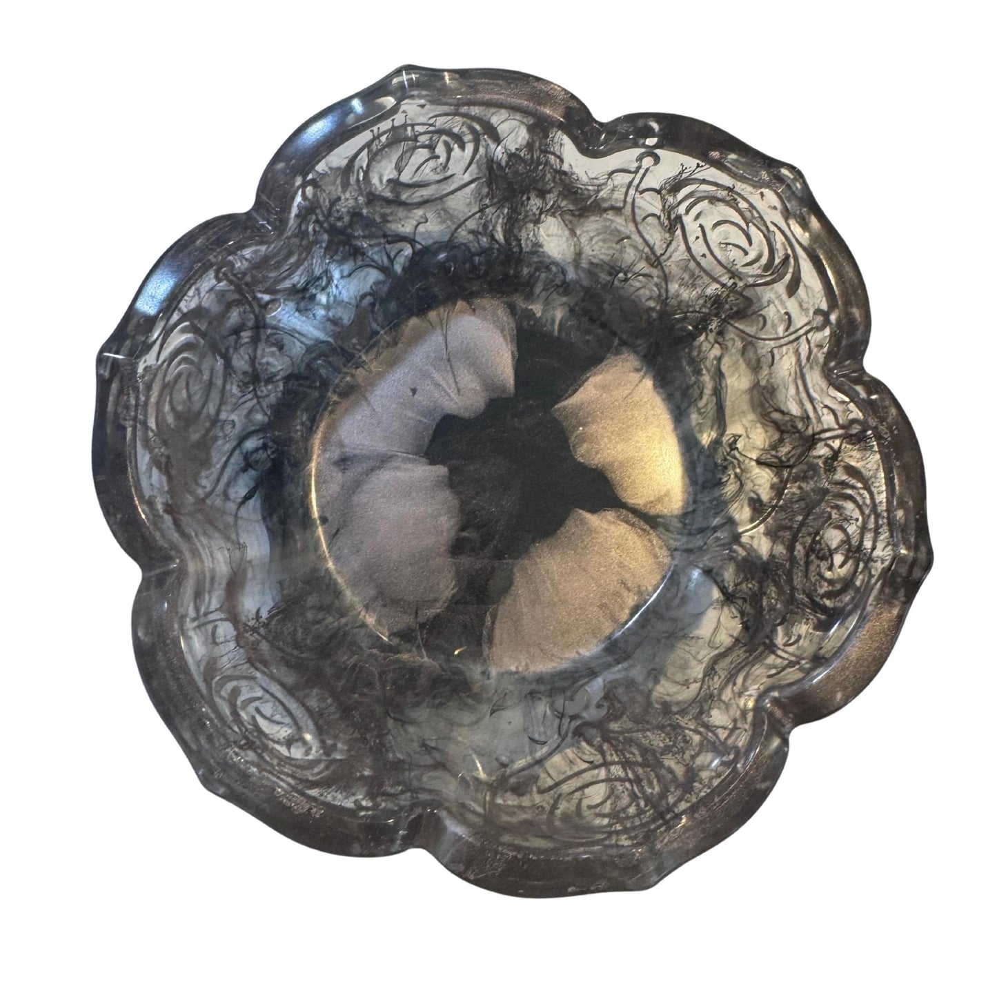 Epoxy Resin Bowl - Lotus Flower