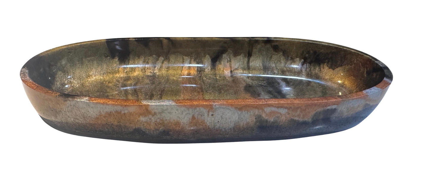 Epoxy Resin Dish - Oval/Irregular Shape (L)