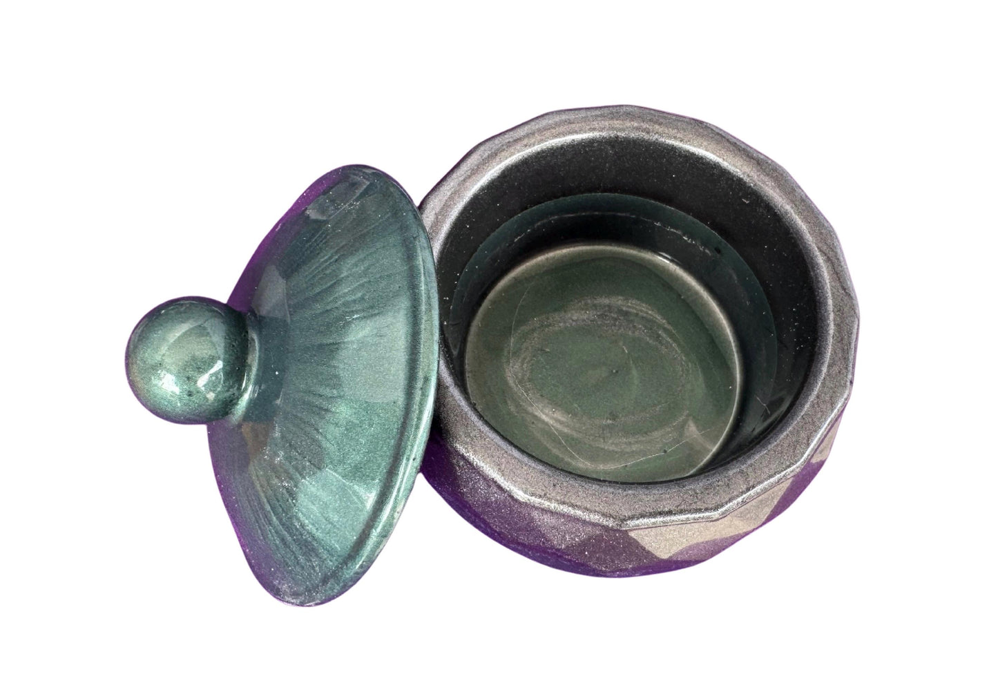 Epoxy Resin Container - Faceted