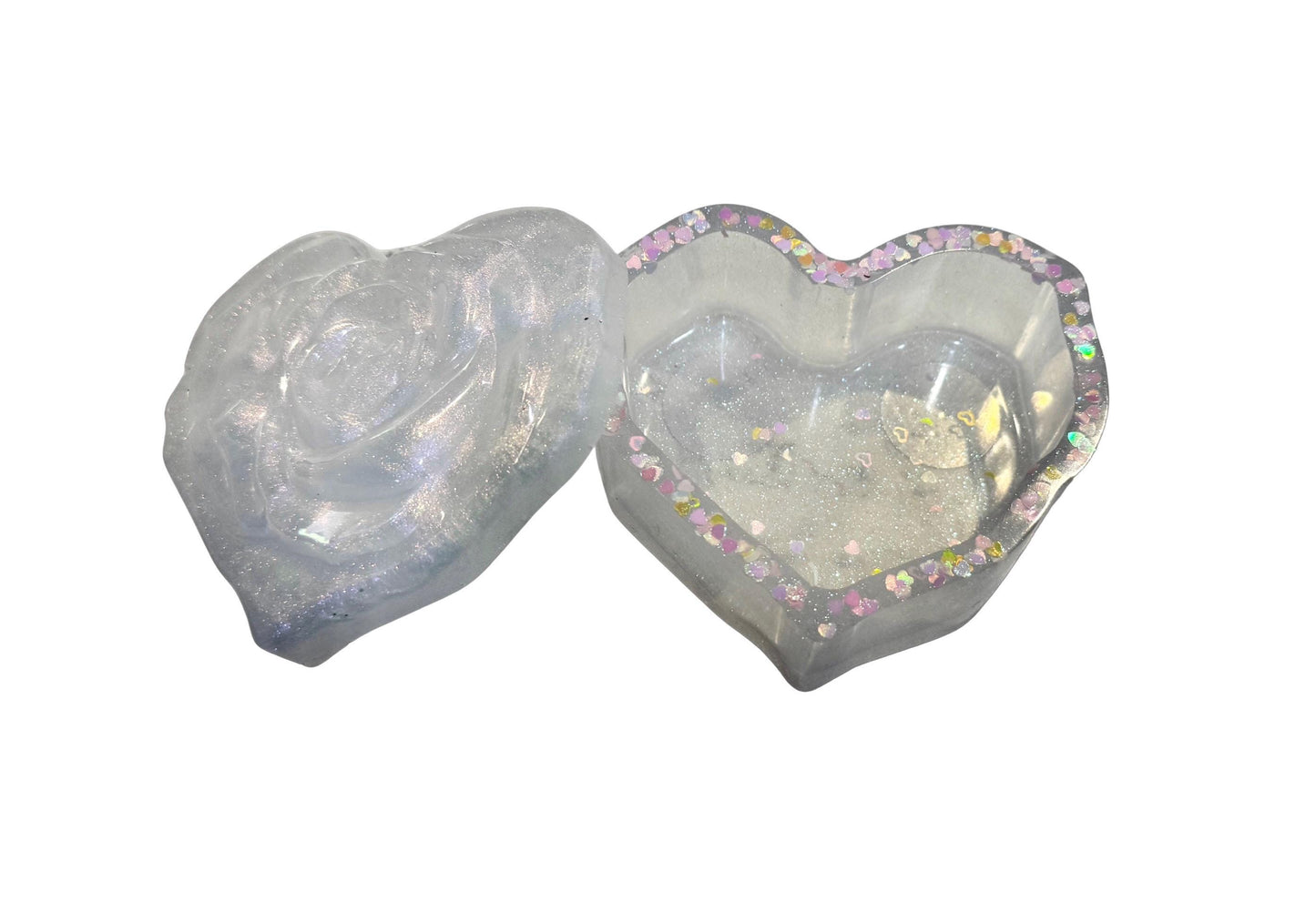 Epoxy Resin Container - Heart Shape