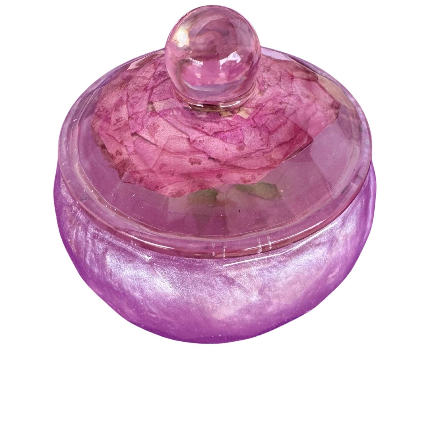 Epoxy Resin Container - Faceted