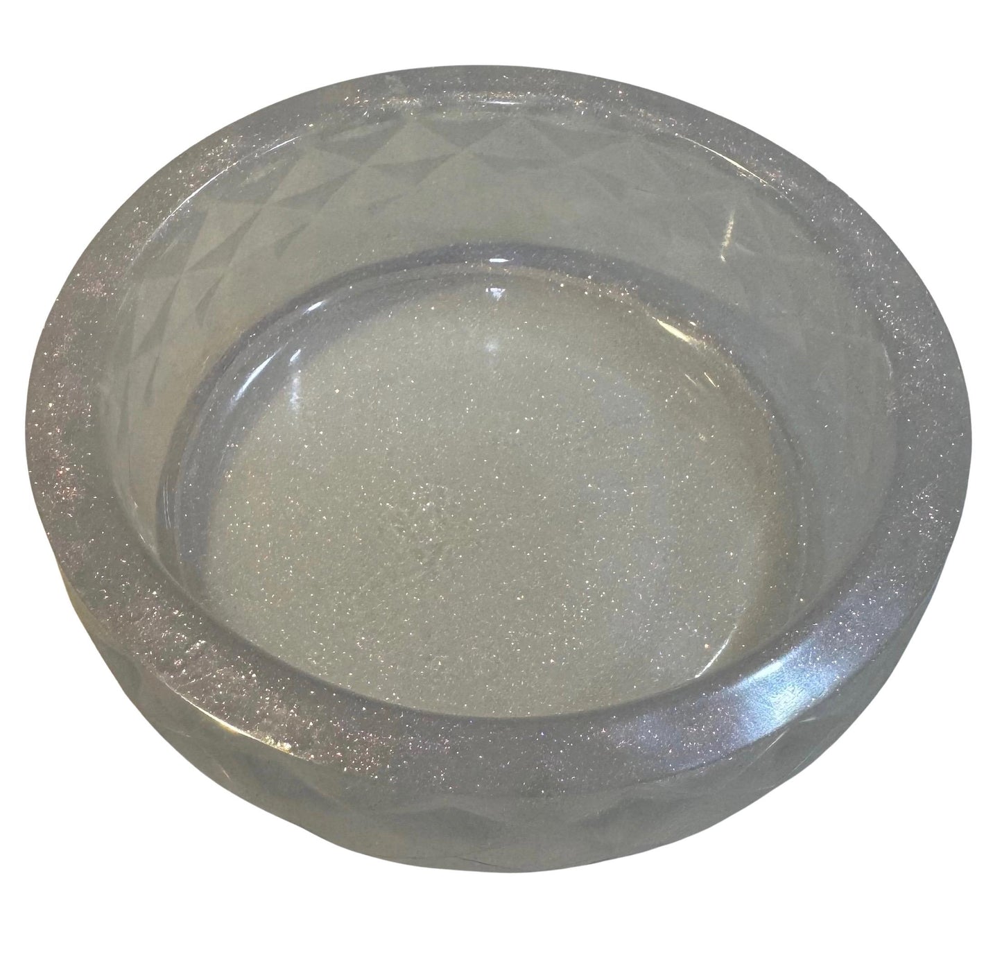 Epoxy Resin Bowl - Diamond Pattern
