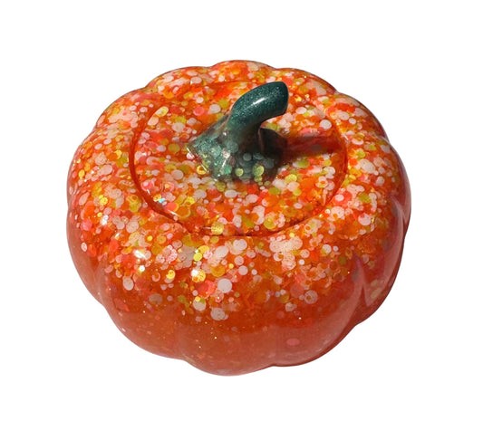 Epoxy Resin Container- Pumpkin Shape